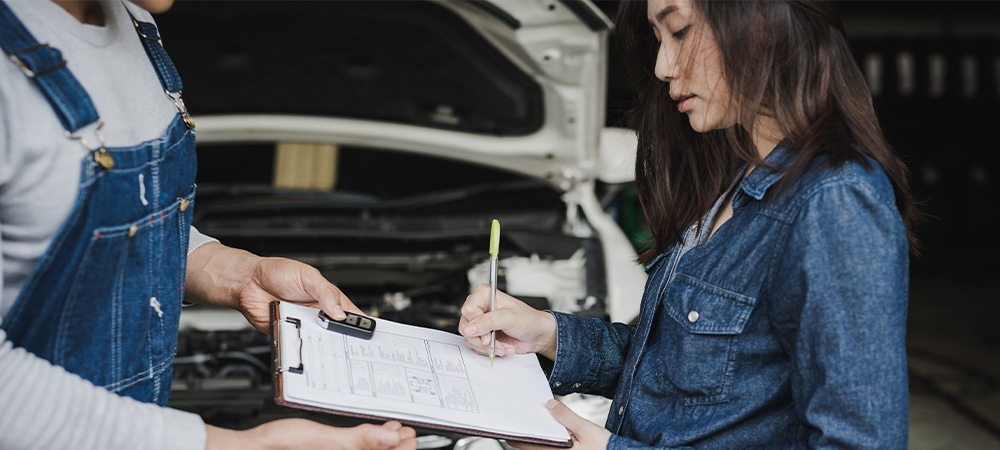 be present to inspect your vehicle